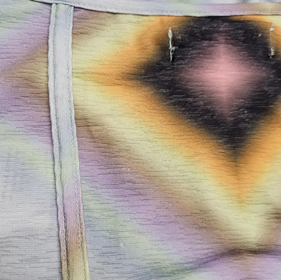 Urban Outfitters Boho Retro 90s Inspired Crop Halter Top Geometric Print Size L - Picture 8 of 9